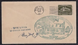 B0470 USA 1932, Pre-paid Cover, Washington Bicentenary - 1921-40