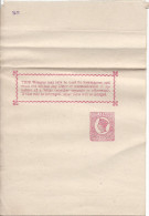 Entier Postal Bande Journal Timbre 1/2 Penny Rouge Newspaper Postage Bande Collée - Covers & Documents