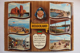 (6/2/51) AK "Helgoland" Mehrbildkarte Mit 6 Ansichten - Helgoland