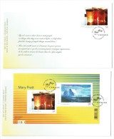 2007 Mary Pratt, Painter SC 2211-2  Single And Souvenir Sheet On 2 FDCs - 2001-2010