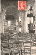 CPA 78 (Yvelines) Verneuil-sur-Seine - Intérieur De L'église 1912 - Verneuil Sur Seine