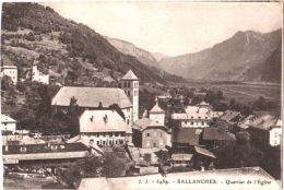 CPA 74 (Hte-Savoie) Sallanches - Quartier De L'église - Sallanches