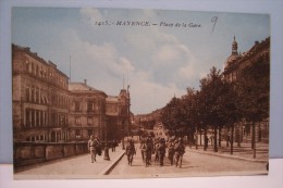 MAYENCE  ---Place De La Gare -  ( Publicité Chicorée D.V Bayon Au Dos ) - Mayen