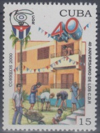 2000.9- * CUBA 2000. MNH. 40 ANIV DE LOS CDR - Gebruikt