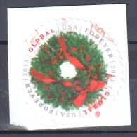 United States 2013 Evergreen Wreath Sc # 4814 - Mi.5010 - Used - Used Stamps