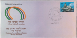 India  2014  Directorate General Of Defence Estates  New Delhi Special Cover # 60031   Indien Inde - Briefe U. Dokumente
