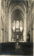 TROYES (10) Carte Photo Intérieur De La Cathédrale Pavoisé - Troyes