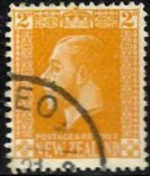 NEW ZEALAND ORANGE KEVII FACE OUT OF SET ? 2 PENCE USEDNH 1900's SG? READ DESCRIPTION !! - Usati