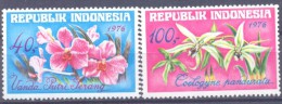 1976. Indonesia, Flowers, Orchids, 2v, Mint/** - Indonesia