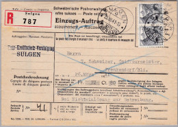Heimat SG NIEDERUZWIL Bahnwagenvermerk 1897-08-26 Ambulant Nr56/L13 PK Nach Urnäsch - Chemins De Fer