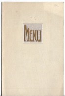 MENU  Du 11 Mai 1963 - Menus