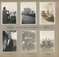Lot De 6 Photos Amateur Liège Expo. Univers. 1930 - Photographie Ancienne No CPA - Andere & Zonder Classificatie