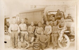 CPA 1129 - MILITARIA - Carte Photo Militaire - Camion Militaire - Camp De MAILLY - Equipment