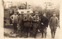 CPA 1131 - MILITARIA - Carte Photo Militaire - Camion Militaire & Conducteurs - Ausrüstung