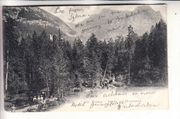 CH 3716 KANDERGRUND, Blausee, 1905 - Kandergrund