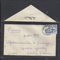 BELGIQUE - 1939 -  LETTRE DE CHARLEROI A DESTINATION DE CHALONS S/ SAONE - FR - - Covers & Documents