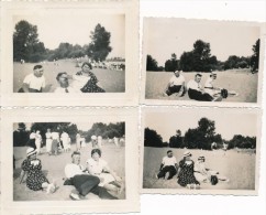 Lot De 4 Photos Amateur SAINTE RADEGONDE EN TOURAINE 1935 - Photographie Ancienne No CPA - Autres & Non Classés