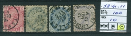 N° 38-41 Obl - 1883 - 1883 Leopold II