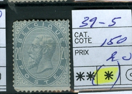 N° 39 -5 (x)  - 1883 - 1883 Leopold II.