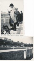 Lot De 2 Photos Amateur Hippodrome D'Auteuil Vers 1930 - Photographie Ancienne No CPA - Arrondissement: 16
