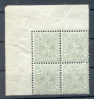 Württemberg 206 ECKRANDVIERERBLOCK**POSTFRISCH (G6811 - Postfris