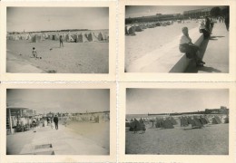 Lot De 4 Photos Amateur 1957 ROYAN - Photographie Ancienne No CPA - Royan