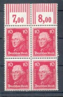 DR-Weimar 390 WOR VIERERBLOCK**POSTFRISCH 78EUR (38259 - Unused Stamps