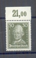 DR-Weimar 394 POR OBERRAND**POSTFRISCH 160EUR (70167 - Unused Stamps