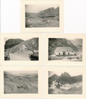 Lot De 9 Photos Amateur Col Du Pourtarlet Et Aubisque - Laruns - Photographie Ancienne No CPA - Laruns