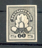 DR-Weimar PROBEDRUCK/ESSAI Schwarz 60 PFENNIG (Z1506 - Unused Stamps