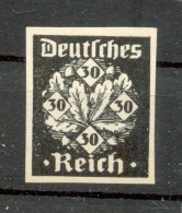 DR-Weimar PROBEDRUCK/ESSAI Schwarz 30 PFENNIG (Z1508 - Neufs
