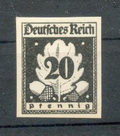 DR-Weimar PROBEDRUCK/ESSAI Schwarz 20 PFENNIG (Z1509 - Ungebraucht