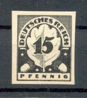 DR-Weimar PROBEDRUCK/ESSAI Schwarz 15 PFENNIG (Z1512 - Ongebruikt