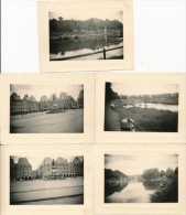 Lot De 5 Photos Amateur CHARLEVILLE 1954 - Photographie Ancienne No CPA - Charleville