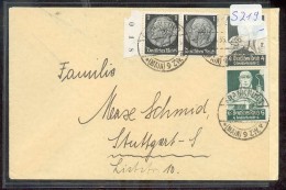 DR-ZusDr. S219 Schöner Brief (G1052 - Se-Tenant