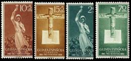 Guinea 384/87 (*) Sin Goma. Misionero 1958 - Guinée Espagnole