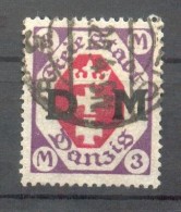 Danzig DIENST 14 Echt Gest. BPP 70EUR (100322 - Dienstzegels