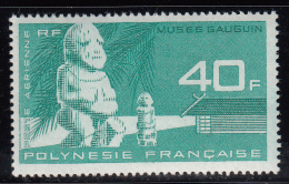 French Polynesia MNH Scott #C35 40fr Primitive Statues - Opening Of Gauguin Museum - Nuovi