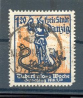 Danzig 92 Echt Gest. BPP 140EUR (G3301 - Afgestempeld