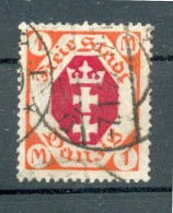 Danzig 83IV ABART Gef- Gest. (G7396 - Afgestempeld