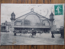 76 - LE HAVRE - La Gare. (Plusieurs Attelages, Cycliste...) - Station
