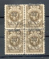 Memel 181VI VIERERBLOCK Gest. BPP 240EUR (G6491 - Memel (Klaipeda) 1923