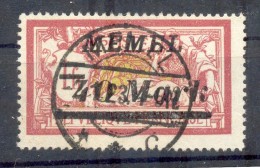 Memel 116II ABART Gest. BPP (Z1724 - Memelland 1923