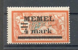 Memel 31PFIa ABART**POSTFRISCH 250EUR (43965 - Klaipeda 1923