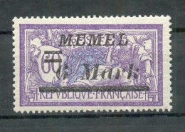 Memel 92II ABART**POSTFRISCH BPP (70711 - Memel (Klaipeda) 1923