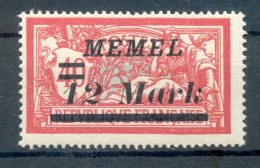 Memel 94II ABART** MNH POSTFRISCH BPP (71522 - Memelgebiet 1923