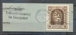 Saar 194III ABART Gest. 280EUR (40988 - Oblitérés