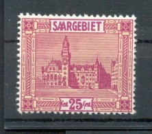 Saar 100I ABART**POSTFRISCH 45EUR (48788 - Unused Stamps