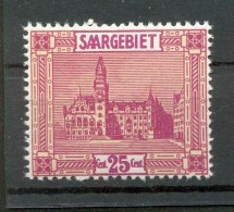 Saar 100II ABART**POSTFRISCH 45EUR (48785 - Unused Stamps