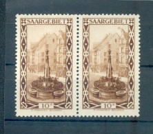 Saar 108II ABART Und Normale MARKE**POSTFRISCH 30EUR (71496 - Unused Stamps